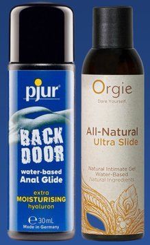 Набор лубрикантов pjur backdoor Comfort water glide 30 мл + ALL-NATURAL Ultra slide, 150 мл Orgie LB336 фото