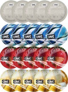 Набор с 20 шт 𝐎𝐍𝐄 𝐏𝐥𝐞𝐚𝐬𝐮𝐫𝐞 𝐃𝐨𝐦𝐞 + ONE Fresh Mint + ONE Chocolate Strawberry + ONE Banana Split SOS8215 фото