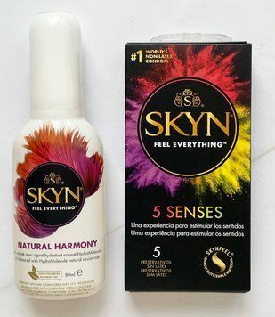 Комплект SKYN 5 Senses + Лубрикант Skyn Natural Harmony 80 мл  SOS2095 фото