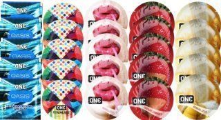 Набор из 25 шт One Oasis Premium + ONE Ribs + ONE Bubblegum  + ONEChocolateStrawberry + ONEBanana SOS8466 фото
