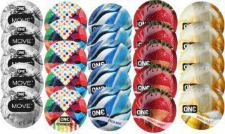 Набір з 25 шт One Move + ONE Ribs + ONE Fresh Mint + ONE Chocolate Strawberry + ONE Banana SOS8416 фото