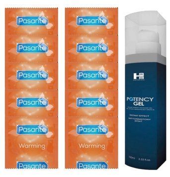 Комплект Pasante Warming 10 шт + SHS Potency Gel (100 мл)  SOS14381 фото