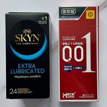 Комплект SKYN Extra Lube 24 шт + Muaisi 001 Red 12 шт  SOS2736 фото