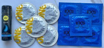 Набор One Super Studs 5шт + EXS Cooling 5шт + Лубрикант pjur Aqua 30 мл SOS3505 фото