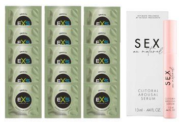 Комплект EXS Snug Fit 15 шт + Bijoux Indiscrets Sex au Naturel &mdash; Clitorale Arousal Serum SOS14938 фото