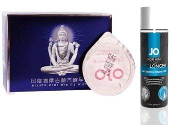 OLO Benefit 10шт.+Пролонгувальний спрей System JO Prolonger Spray with Benzocaine (60 мл) SOS6611 фото