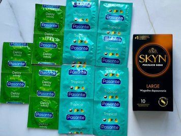 Комплект Skyn Large 10 шт + Pasante Tropical 8 шт, Delay 6 шт SOS3055 фото