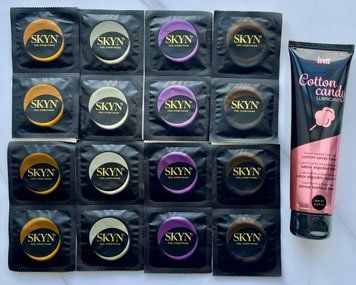 Набір з 16 штук Skyn + лубрикант Intt Cotton Candy (100 мл) SOS4047 фото