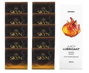 Комплект SKYN passion daiquiri 10 шт. + Лубрикант Satisfyer Juicy Lubricant Warm Wave 300 мл SOS12611 фото