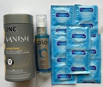 Комплект 22 шт ONE Vanish - Pasante Cooling + Лубрикант охолоджуючий OLO 60 мл SOS1495 фото