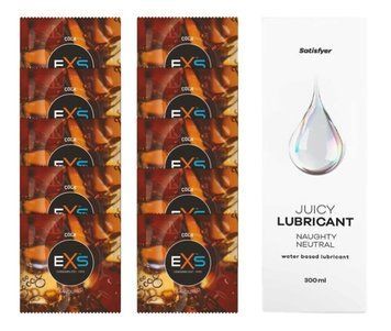 Комплект: EXS CRAZY COLA 10 шт. + Лубрикант Satisfyer Naughty Neutral 300 мл SOS11419 фото