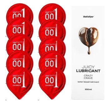OLO Warming 10 шт. + Лубрикант Satisfyer Crazy Crave 300 мл SOS12511 фото