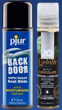 Набор лубрикантов pjur backdoor Comfort water glide 30 мл + System JO Mint Chocolate (30 мл) LB395 фото