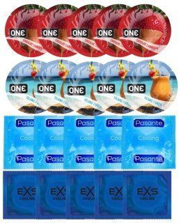 Набір 20 шт ONE Chocolate Strawberry + ONE Island Punch + Pasante Cooling + EXS Cooling SOS7219 фото