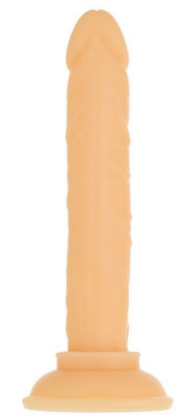 Фаллоимитатор ADDICTION Tino 5.25&Prime; Silicone Dildo, присоска, диаметр 1,9 см, виброшар в подарок SO7754 фото