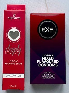 Комплект EXS Mixed Flavoured 12 шт - Sensuva Deeply Love You Cinnamon  SOS3614 фото