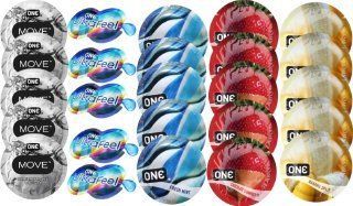 Набір з 25 шт One Move + ONE UltraFeel + ONE Fresh Mint + ONE Chocolate Strawberry + ONE Banana SOS8425 фото
