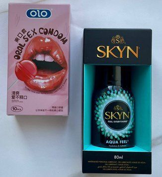 Набор OLO Oral Candy вкусовые 10 шт. + Лубрикант на водной основе SKYN AQUA FEEL, 80 мл SOS1210 фото