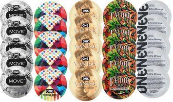 Набір з 25 шт One Move + ONE Ribs + ONE Vanish + ONE Tattoo + ONE Strong  SOS8374 фото