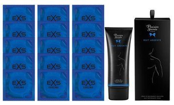 Комплект EXS Cooling 15 шт + Plaisirs Secrets Nuit Ardente Cream (60 мл)   SOS14581 фото