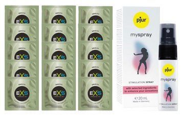 Комплект EXS Snug Fit 15шт + pjur My Spray, 20 мл SOS14947 фото