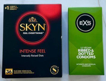 Комплект резинок Skyn Intense Feel 36 шт - EXS Ribbed & Dotted (12 штук) SOS3114 фото