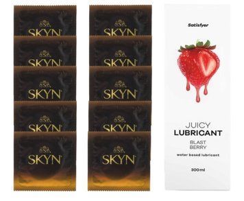 Комплект SKYN passion daiquiri 10 шт. + Лубрикант Satisfyer Juicy Lubricant Blast Berry 300 мл SOS12620 фото