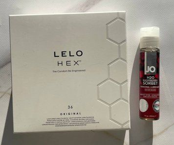 Набор LELO HEX Original 36 Pack + Смазка System JO H2O &mdash; Raspberry Sorbet (30 мл) SOS2154 фото