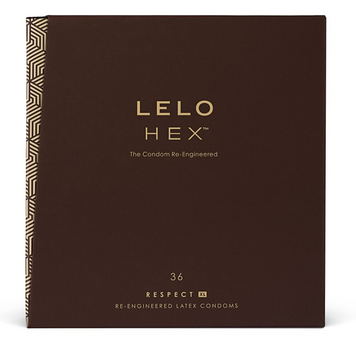 Ультраміцні презервативи LELO HEX Respect XL збільшеного розміру (36 шт) SO8133 фото
