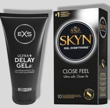 SKYN Close Feel 10 шт + Пролонгатор EXS Delay Gel Ultra 100ml SOS4937 фото