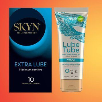 Комплект Skyn Extra Lube 10 шт + Лубрикант LUBE TUBE COOL, 150 мл ORGIE SOS4475 фото