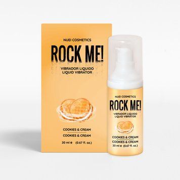 Рідкий вібратор Nuei ROCK ME! смак: печиво з кремом 20 мл NU890485 фото