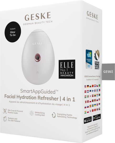 Электронный освежитель для увлажнения лица GESKE Facial Hydration Refresher 4в1 starlight HB0165 фото