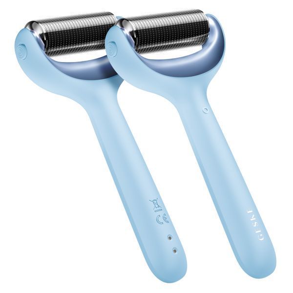 Роллер для игловой мезотерапии лица и тела GESKE MicroNeedle Face&Body Roller 9в1 aquamarine HB0215 фото