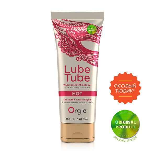Зігріваючий лубрикант LUBE TUBE HOT, 150 мл ORGIE (Бразилія-Португалія) 21067 фото
