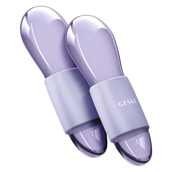 Двойной массажер для глаз GESKE Cool&Warm Duo Eye Massager 7в1 purple HB0325 фото