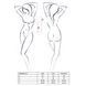 Комплект нижнего белья Passion IMAGINE SET OpenBra S/M, черный, лиф &mdash; мини-рубашка, трусики с оборками EL11702 фото 3
