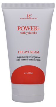 Чоловічий пролонгуючий крем Doc Johnson Intimate Enhancements Power+ with Yohimbe Delay Cream (56 г) &mdash; з бензокаїном 7,5% та екстрактом йохімбе SO4541 фото