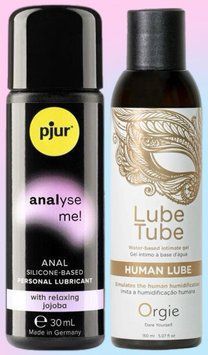 Набор лубрикантов pjur analyse me! Relaxing jojoba silicone 30 мл + HUMAN LUBE intimate gel, 150 мл Orgie LB666 фото