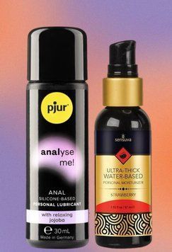 Набор лубрикантов pjur analyse me! Relaxing jojoba silicone 30 мл + Sensuva UltraThick Water-Based Strawberry (57 мл) LB616 фото