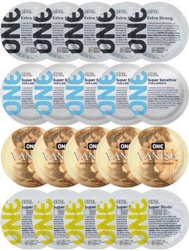 Набір з 20 шт ONE Extra strong + 𝐎𝐍𝐄 𝐒𝐮𝐩𝐞𝐫 𝐒𝐞𝐧𝐬𝐢𝐭𝐢𝐯𝐞 + ONE Vanish + 𝐎𝐍𝐄 𝐒𝐮𝐩𝐞𝐫 𝐒𝐭𝐮𝐝𝐬 SOS8175 фото