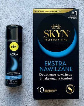 Комплект SKYN Extra Lube 10 шт - Лубрикант pjur Aqua 30 мл SOS2652 фото