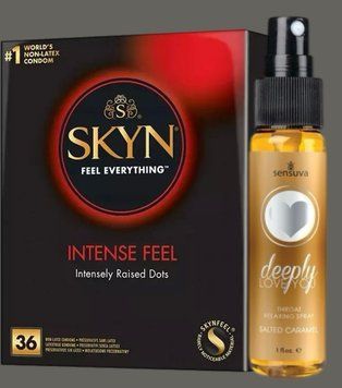 Комплект Skyn ​​Intense feel 36 штук + Спрей Sensuva Deeply Love You Salted Caramel (29 мл) SOS5376 фото