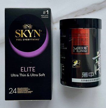 Набір SKYN Elite 24 шт + Muaisi  0.02 мм Black 12 шт SOS2746 фото