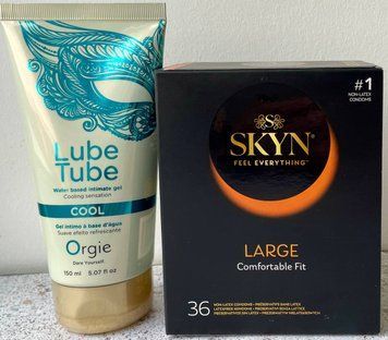 Комплект SKYN Large, 36 шт + LUBE TUBE COOL, 150 мл ORGIE  SOS1111 фото