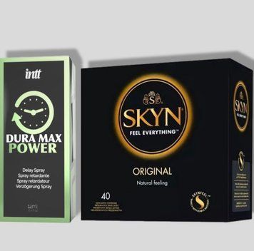 SKYN Original, 40 шт + Пролонгатор Intt Dura Max Power (12 мл) SOS5226 фото