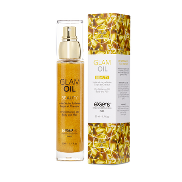 Масло для тела с блеском EXSENS Glam Oil 50мл, с миндальным маслом, без парабенов и феноксиэтанола SO2363 фото