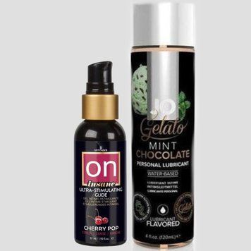 Sensuva Ultra-Stimulating On Insane Cherry Pop (57 мл) + JO GELATO Mint Chocolate (120 мл) LB178 фото