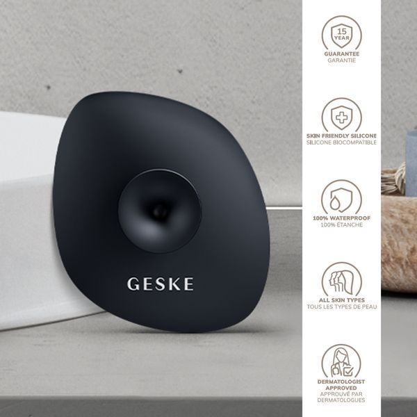 Щітка для обличчя GESKE Facial Brush 4в1 з тримачем black HB0058 фото