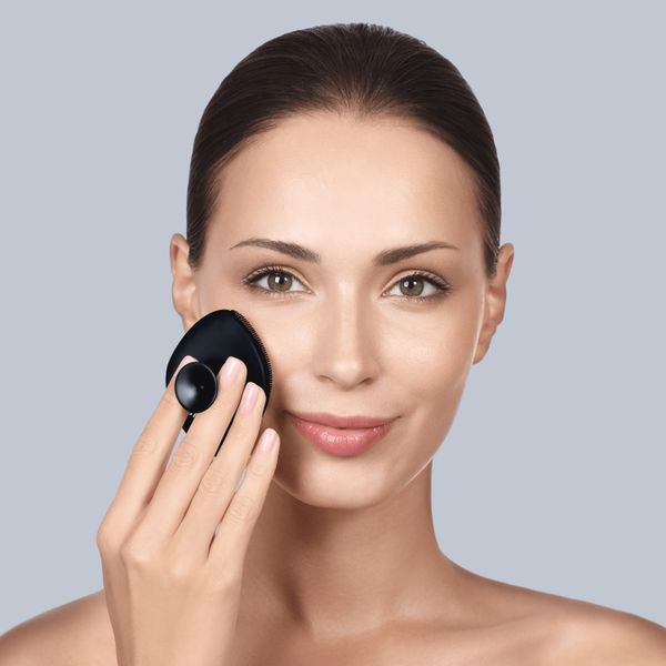 Щітка для обличчя GESKE Facial Brush 4в1 з тримачем black HB0058 фото